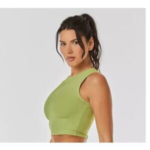 Noli Yoga Workout Limitless Brami Women's Muscle Tee Crop Top  (XL)